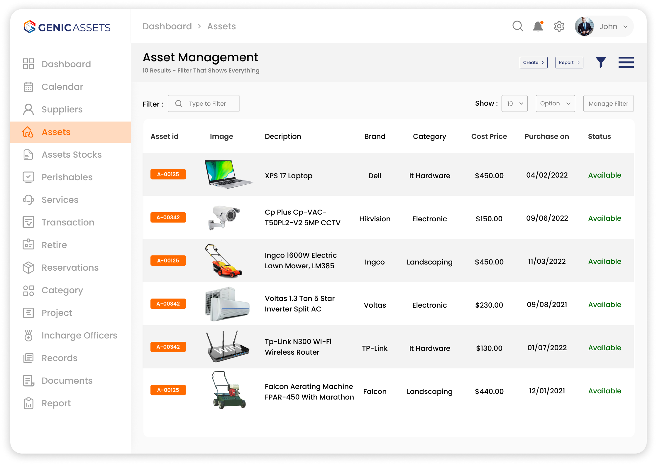 Healthcare Medical Equipment Management Software Genic Assets